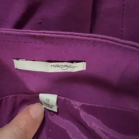 Halogen Hot Pink Purple Magenta Skirt size 12 - Picture 3 of 3